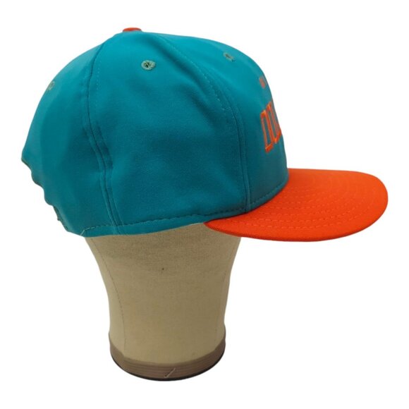 AJD Miami Dolphins Snapback Cap NFL Football Vintage 90s USA Made Embroidered - Picture 11 of 13